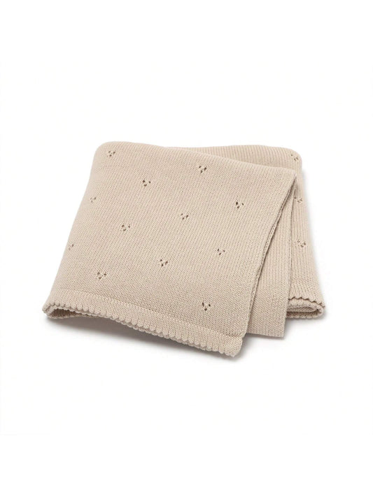 1pc Simple Knit Baby Multi-Use Blanket All Seasons Love Valentine