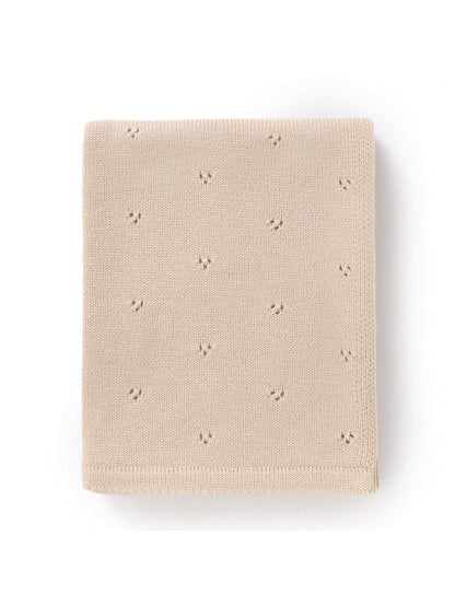 1pc Simple Knit Baby Multi-Use Blanket All Seasons Love Valentine