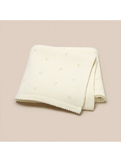 1pc Simple Knit Baby Multi-Use Blanket All Seasons Love Valentine