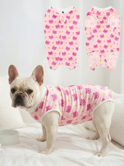 1pc Soft & Lightweight Dog Spay/Neuter Recovery Suit, Anti-Licking, Suitable For Female & Male Dogs After Surgery Or Weaning Period