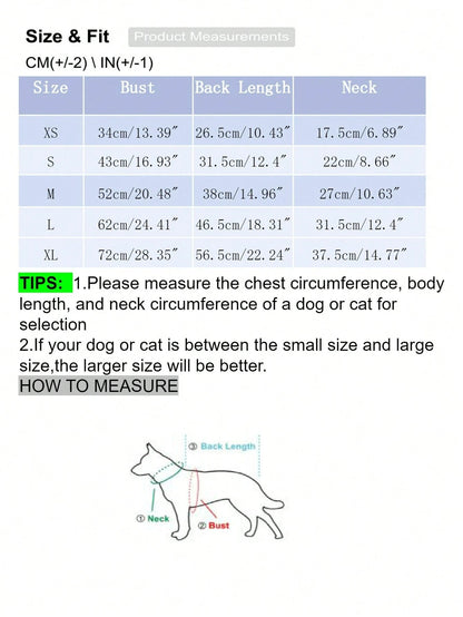 1pc Soft & Lightweight Dog Spay/Neuter Recovery Suit, Anti-Licking, Suitable For Female & Male Dogs After Surgery Or Weaning Period