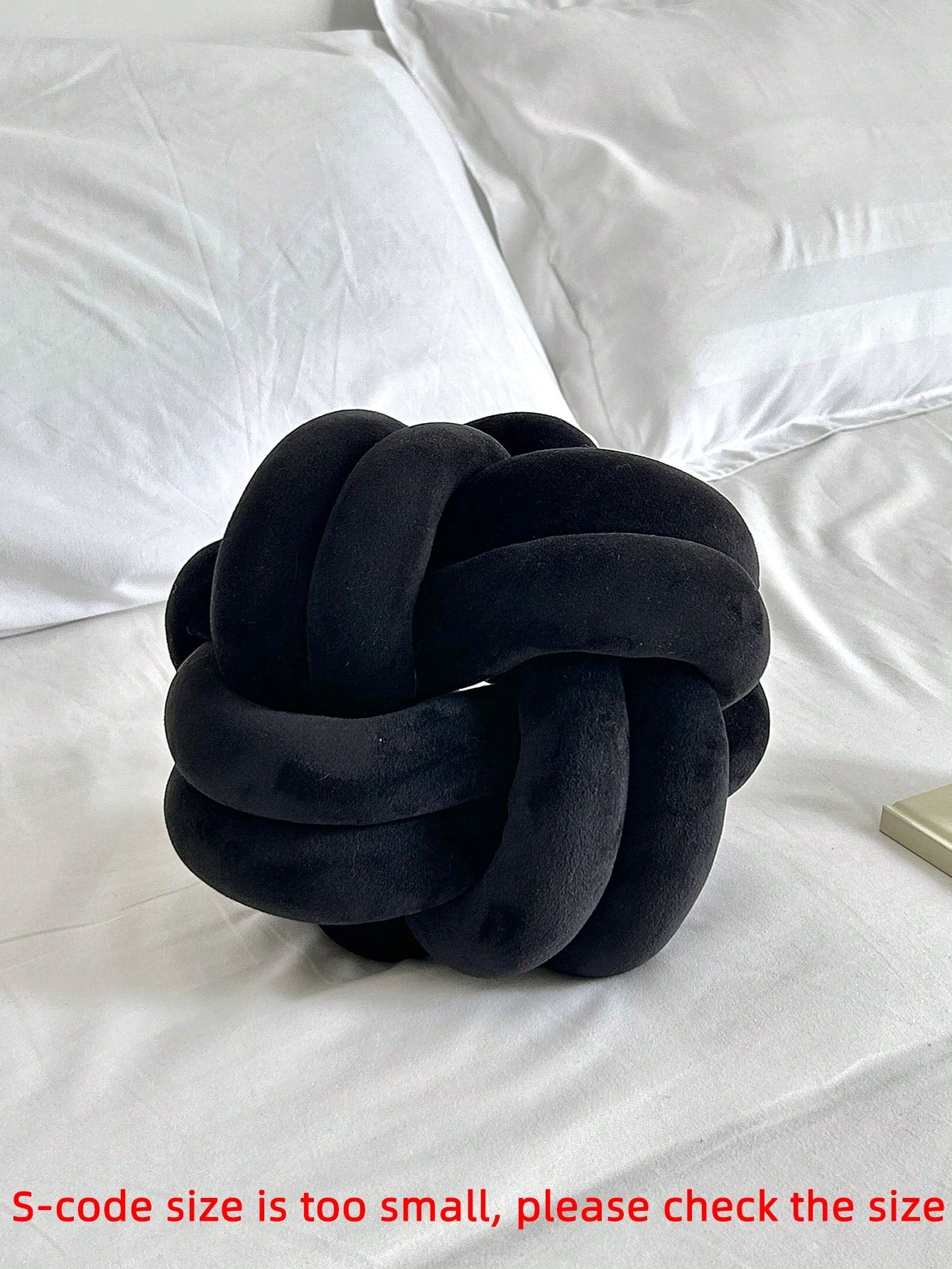 1pc Solid Color Versatile Eight-Faced Plush Ball Decorative Throw Pillow, Living Room, Sofa, Coffee Table, Bedroom Decor