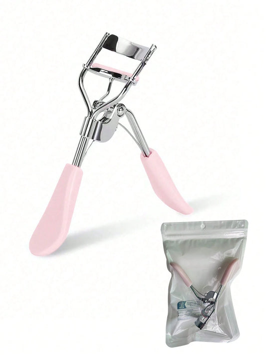1pc Stainless Steel Eyelash Curler, Mascara Curling Tool, False Eyelash Assistor, Makeup Broad Curved Cosmetic Accessory, Soft Material, Long-Lasting, Comfortable And Easy To Use,Makeup,Cheap,Room Dec