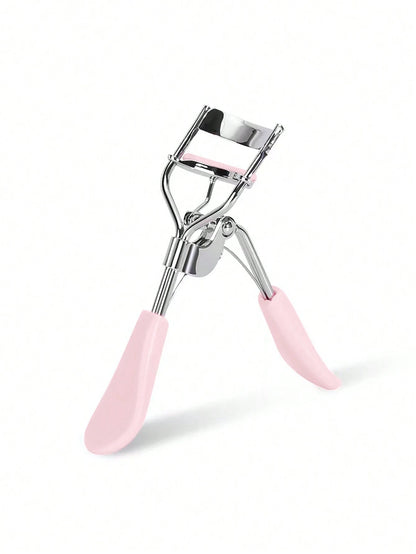 1pc Stainless Steel Eyelash Curler, Mascara Curling Tool, False Eyelash Assistor, Makeup Broad Curved Cosmetic Accessory, Soft Material, Long-Lasting, Comfortable And Easy To Use,Makeup,Cheap,Room Dec