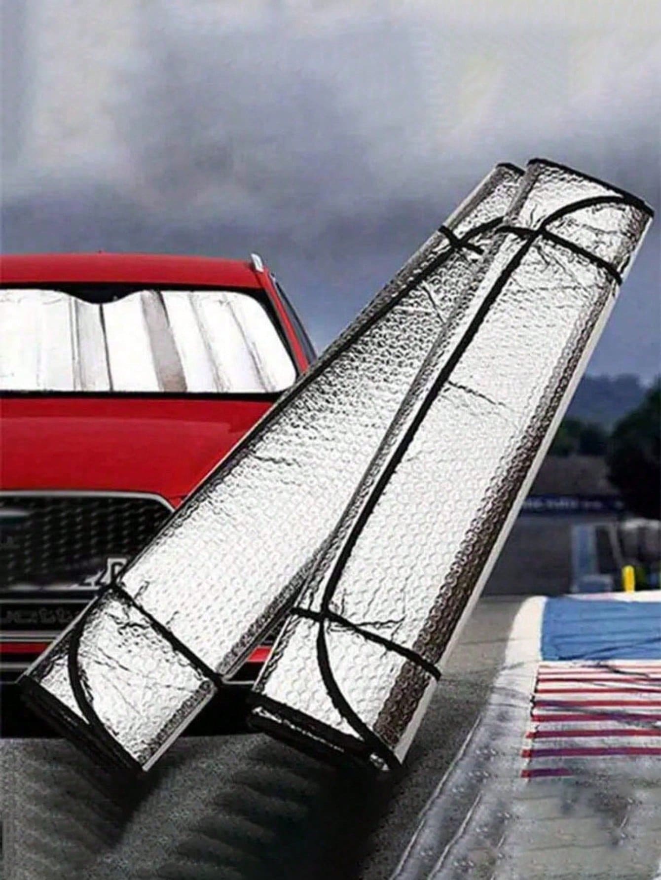 1pc Summer Car Comfort Shade- Front Windshield UV Protection, Heat Insulation And Light Blocking, Auto Accessories, Car Essential