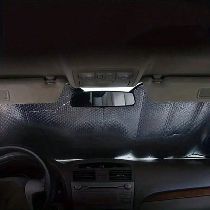 1pc Summer Car Comfort Shade- Front Windshield UV Protection, Heat Insulation And Light Blocking, Auto Accessories, Car Essential