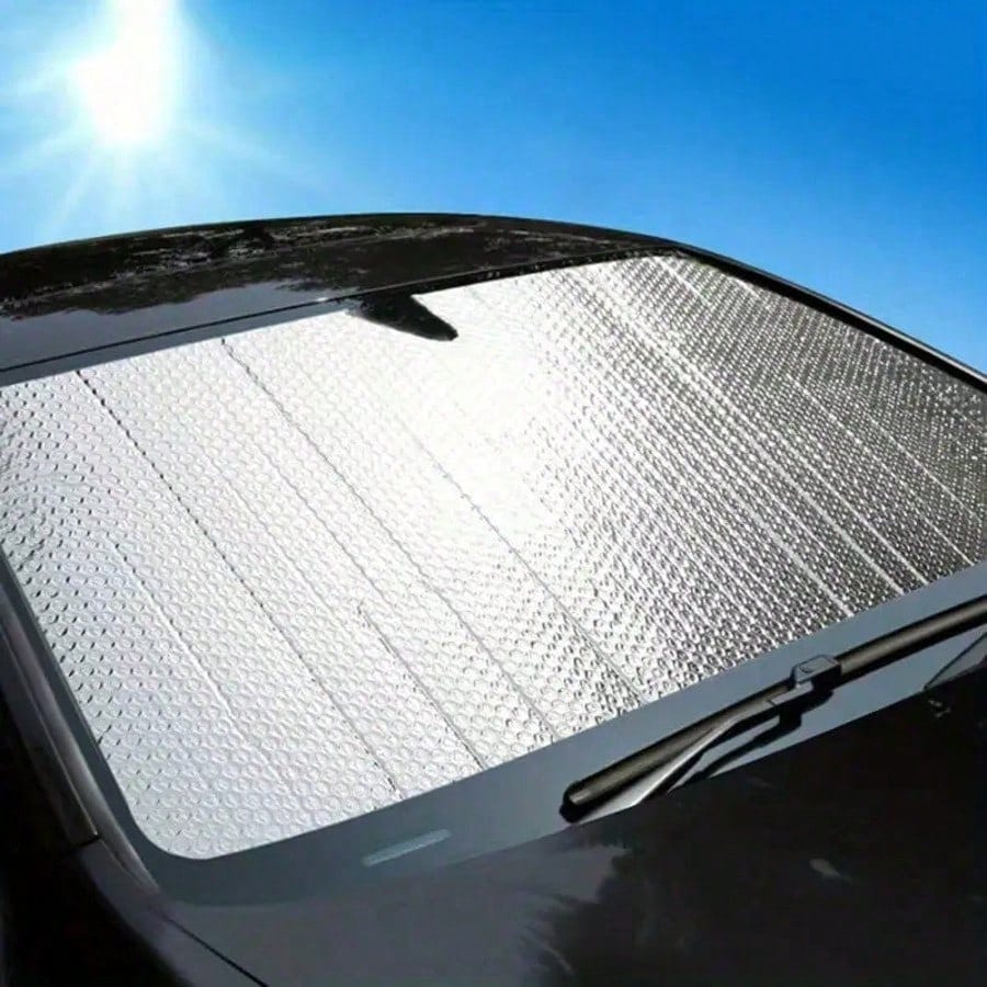 1pc Summer Car Comfort Shade- Front Windshield UV Protection, Heat Insulation And Light Blocking, Auto Accessories, Car Essential
