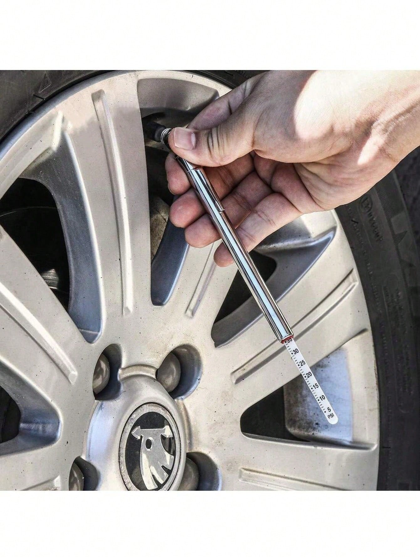 1pc Tire Pressure Gauge, Handheld Tire Pressure Tester Tool For Vehicle Safety Check