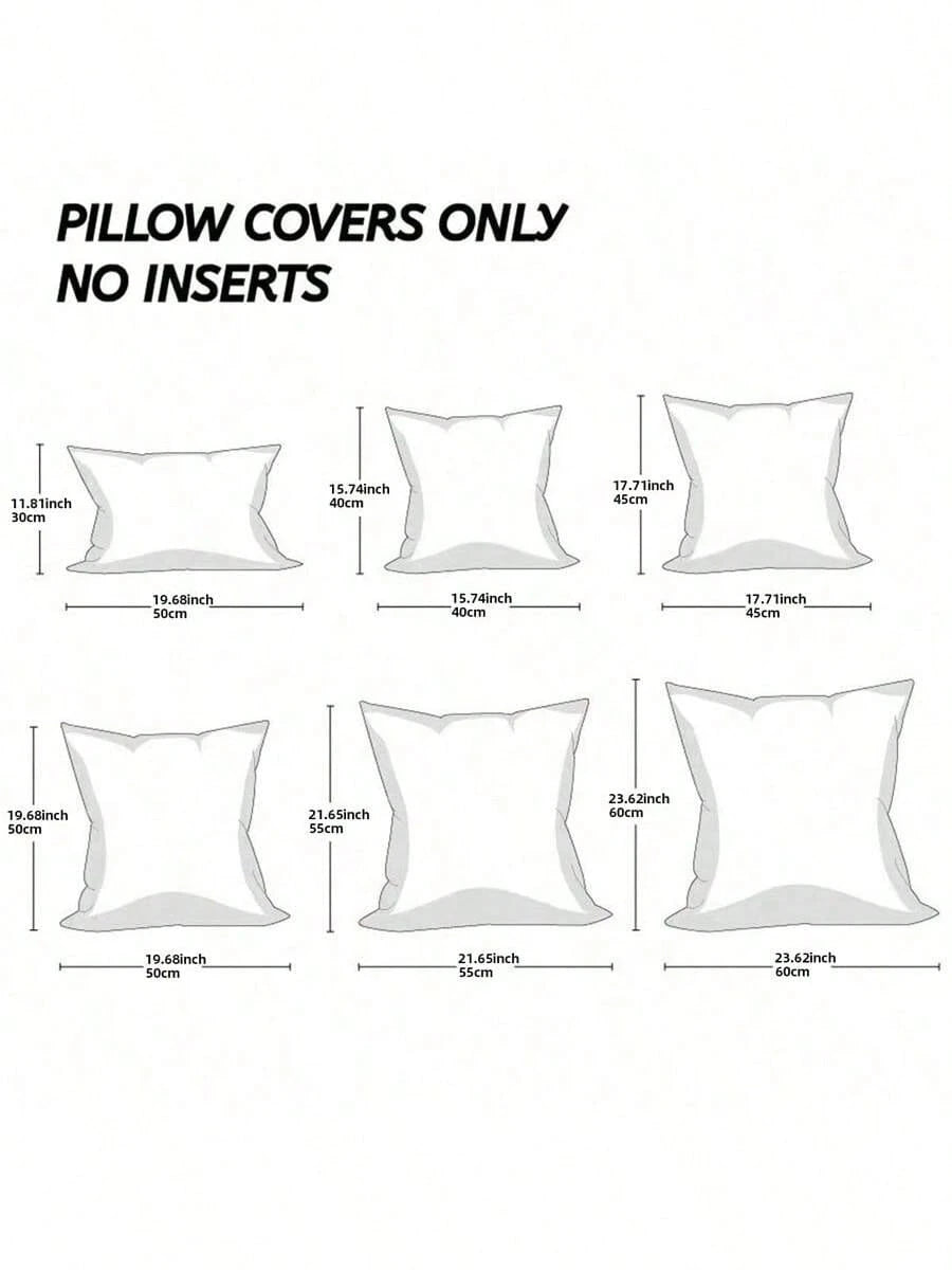 1pc Ultra Soft Chenille Pillowcase, Suitable For Living Room, Bedroom, Sofa Cushion