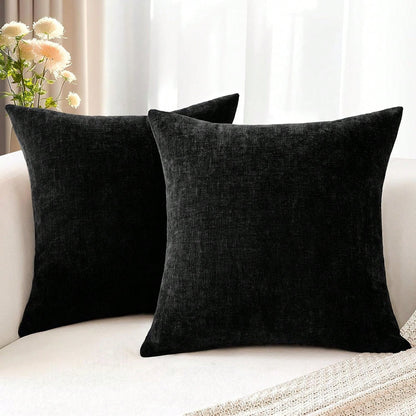 1pc Ultra Soft Chenille Pillowcase, Suitable For Living Room, Bedroom, Sofa Cushion