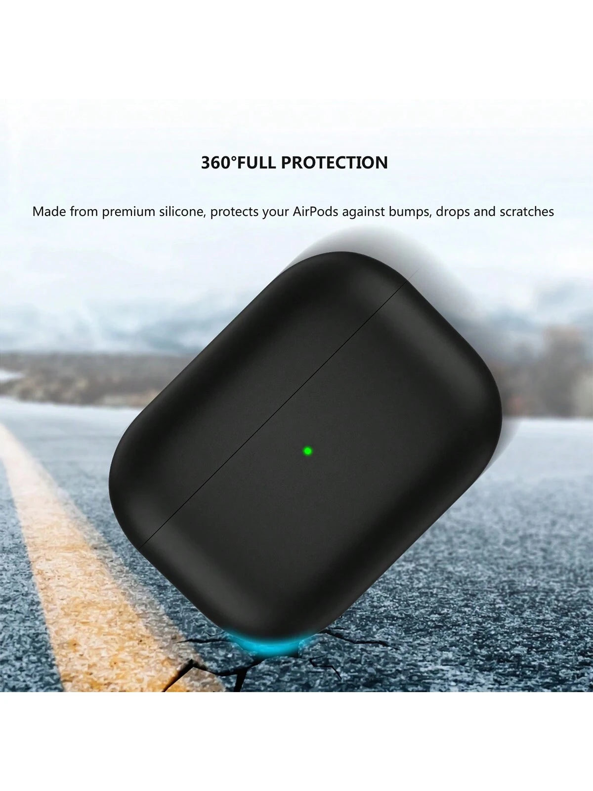 1pc Ultra-Thin 0.8mm Silicone Protective Case, Naked Touch Suitable For All Models