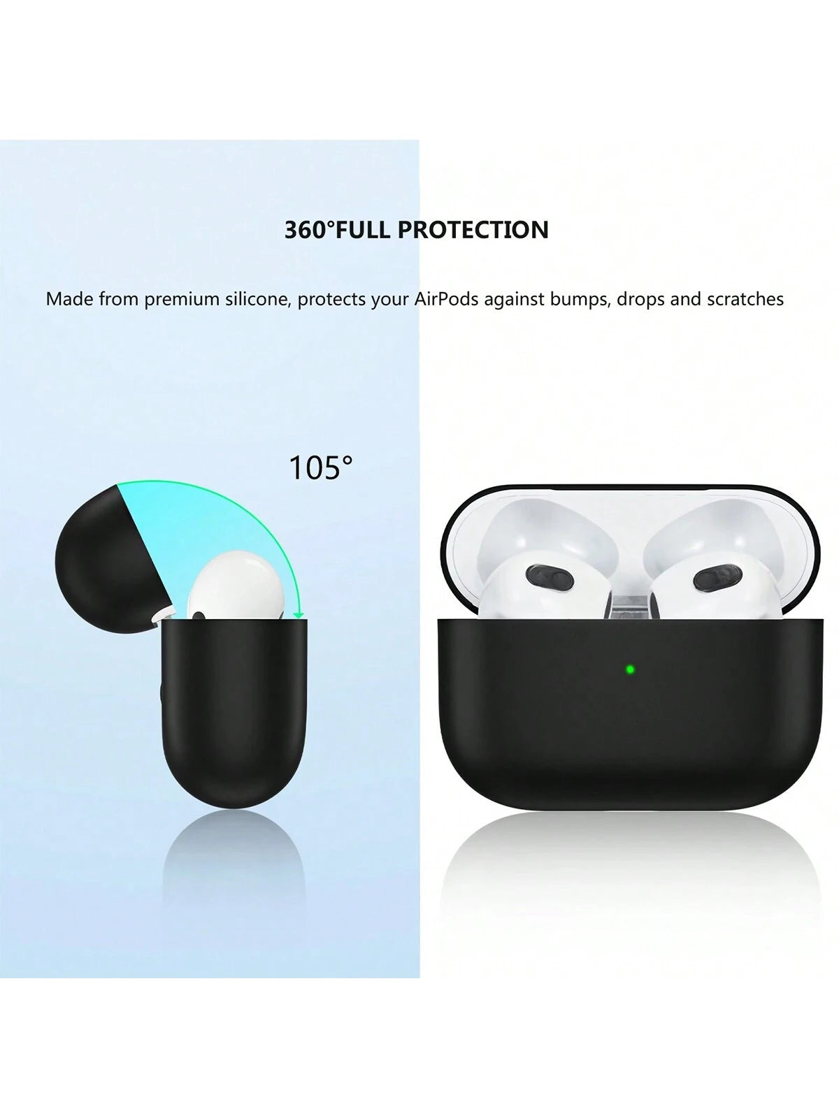 1pc Ultra-Thin 0.8mm Silicone Protective Case, Naked Touch Suitable For All Models