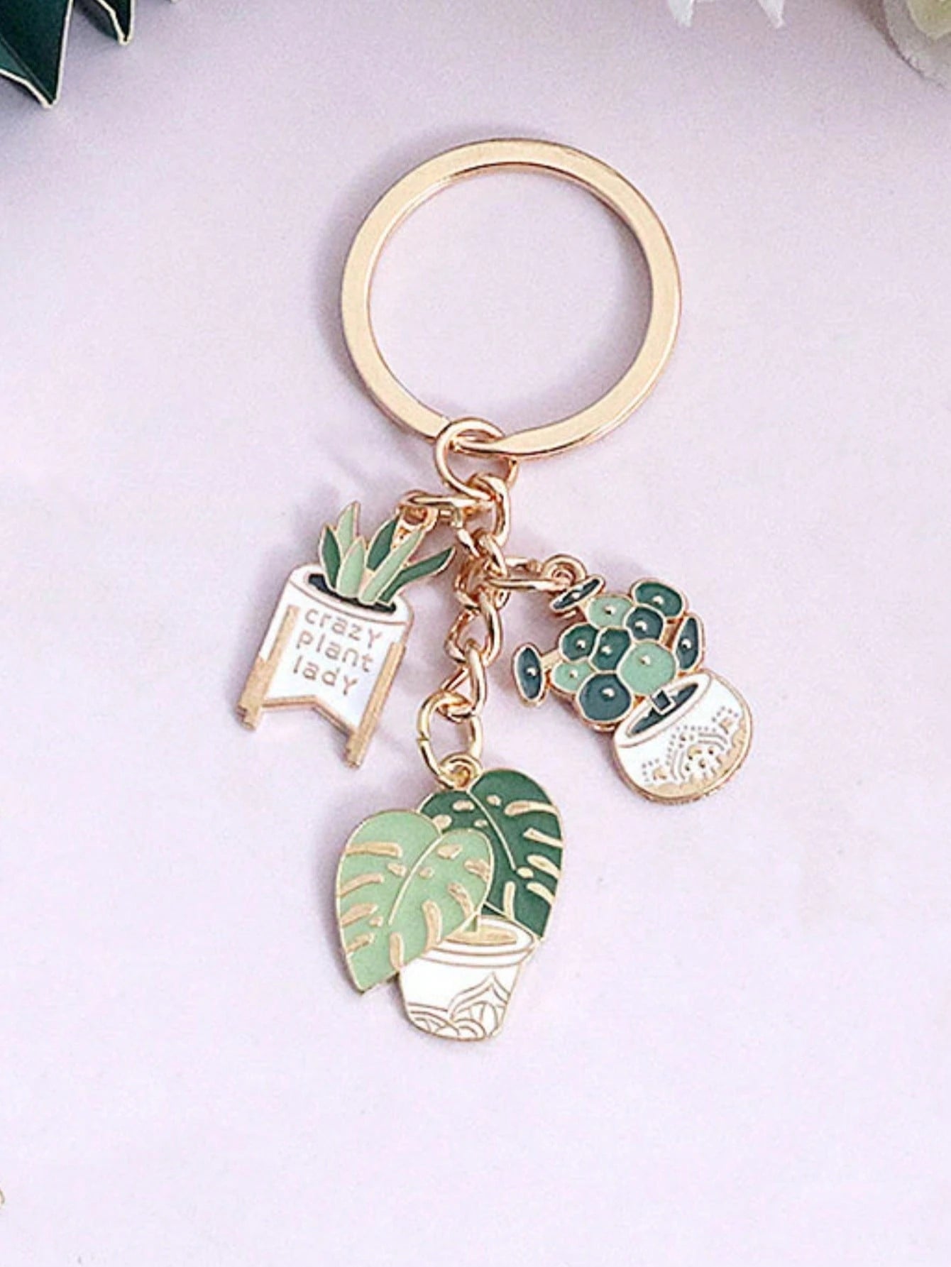1pc Unisex Cute Doodle Painting Landscape Camping Van Pendant Key Chain Bag Charm Y2K