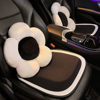 1pc Universal Car Seat Cushion- Breathable Ice Silk Seat Cushion, Suitable For All Seasons, Especially For Summer And Rear Seats.
