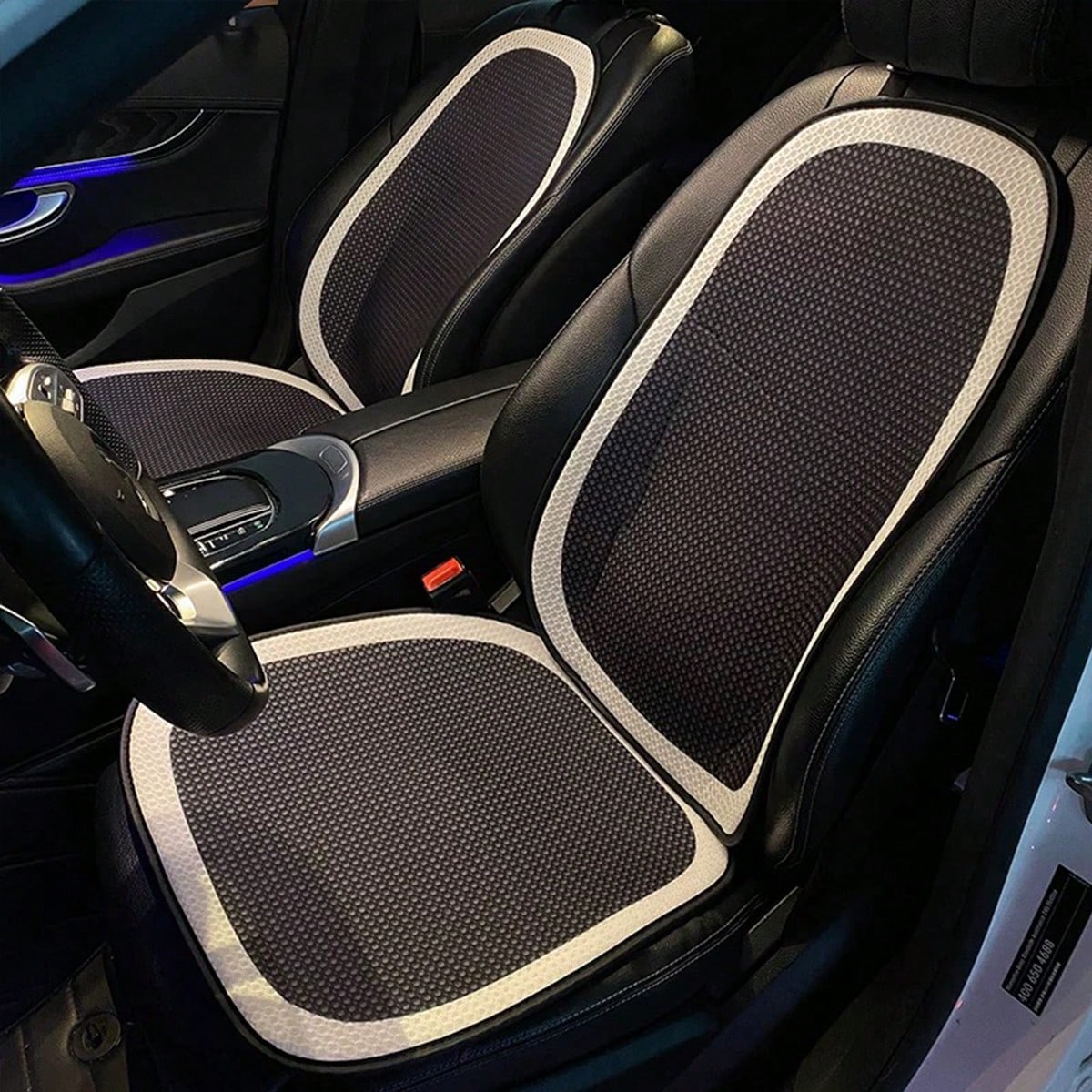 1pc Universal Car Seat Cushion- Breathable Ice Silk Seat Cushion, Suitable For All Seasons, Especially For Summer And Rear Seats.