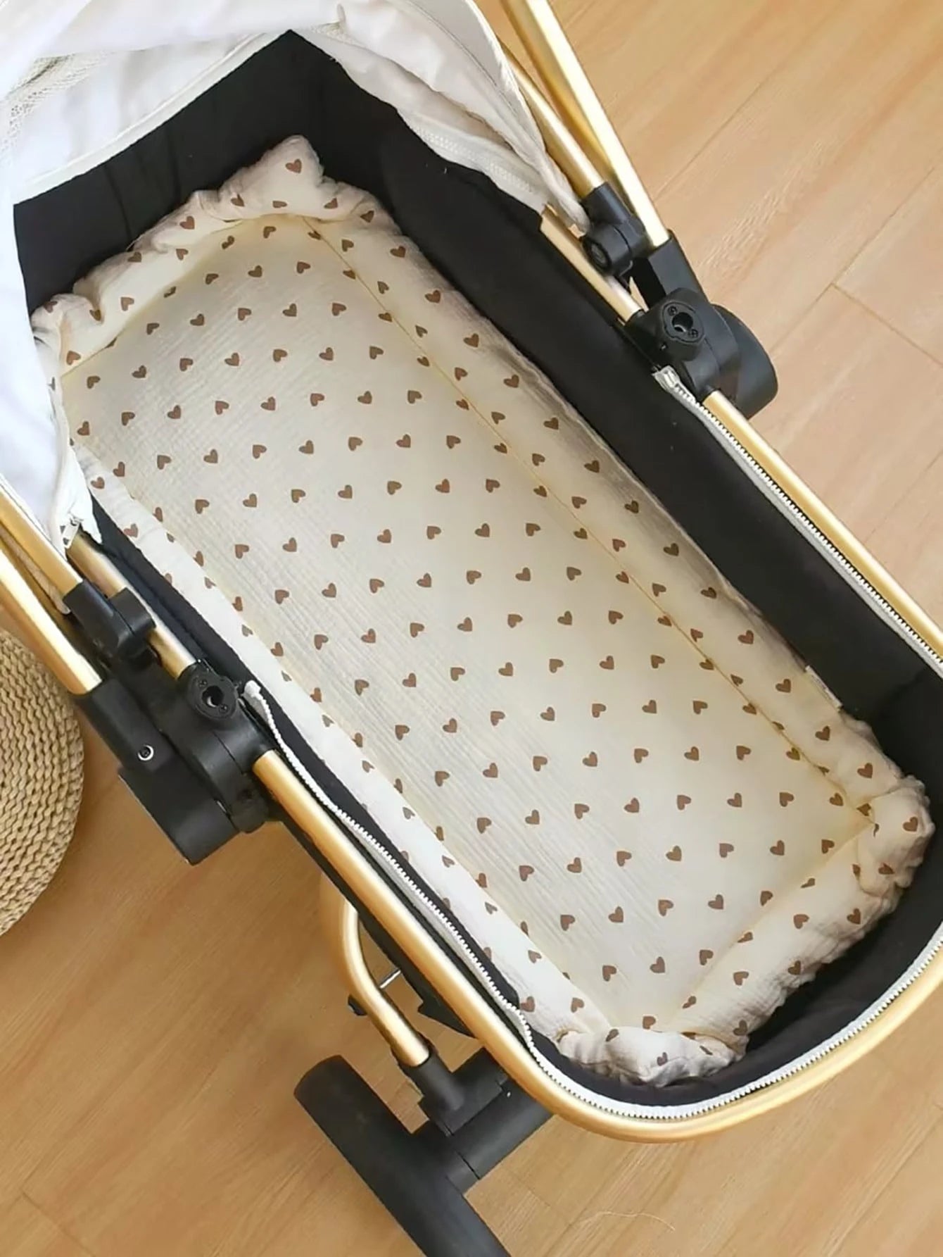 1pc Warm Baby Stroller Seat Cushion, Stroller Accessory, All-Season Universal Baby Seat Pad For Stroller, Baby Shower Gift
