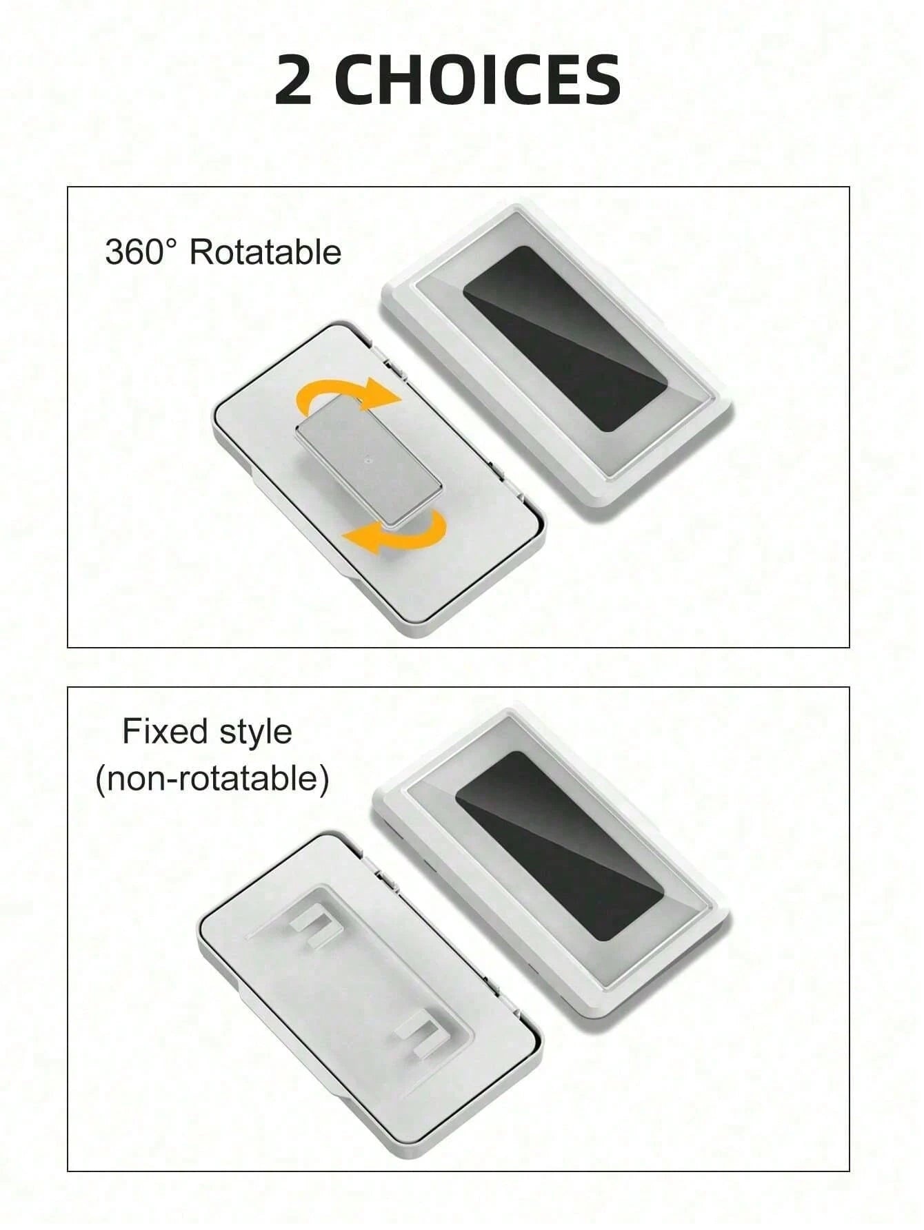 1pc Waterproof Bathroom Phone Case With Touch Screen Phone Holder, Convenient For Watching Videos And Shows In Shower Or Kitchen Sink, No Drilling Required, Bathroom Accessory, Room Decor