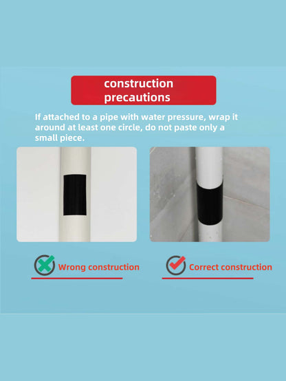 1pc Waterproof Sealing Tape For Leak Repair, Bucket Leak Repair, Pipe Leak Repair, Outdoor Garden Leaky Hose, Pipe Bonding, Sealing, Insulation Tape Repair