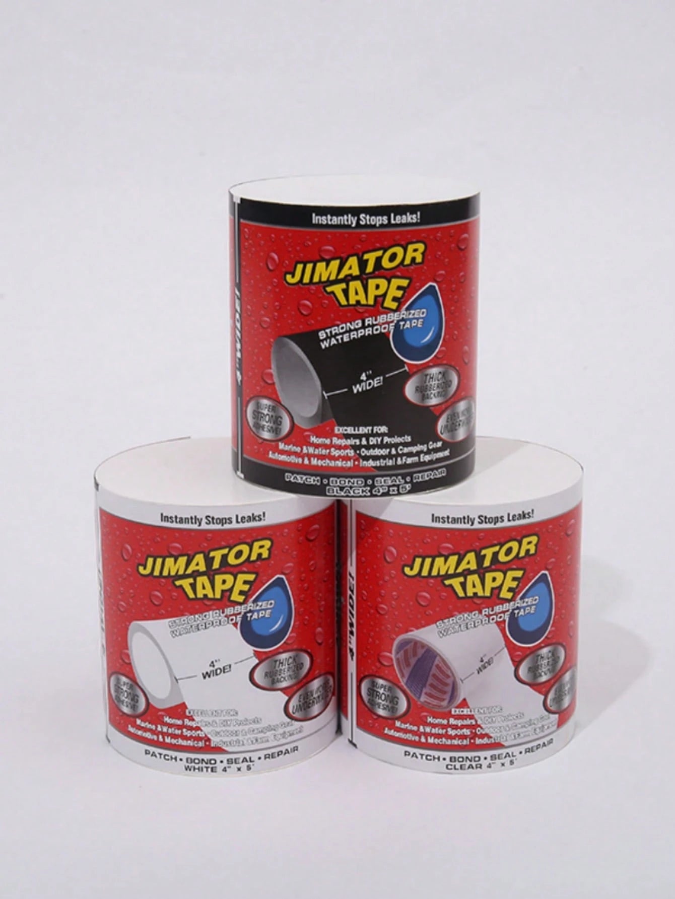 1pc Waterproof Tape For Leak Repair, Bucket Leak Sealing, Pipe Leak Sealing, Outdoor Garden Leaky Hose Adhesive, Pipe Adhesive, Leak Repair Sealant, Insulating Tape