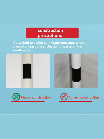 1pc Waterproof Tape For Leak Repair, Bucket Leak Sealing, Pipe Leak Sealing, Outdoor Garden Leaky Hose Adhesive, Pipe Adhesive, Leak Repair Sealant, Insulating Tape