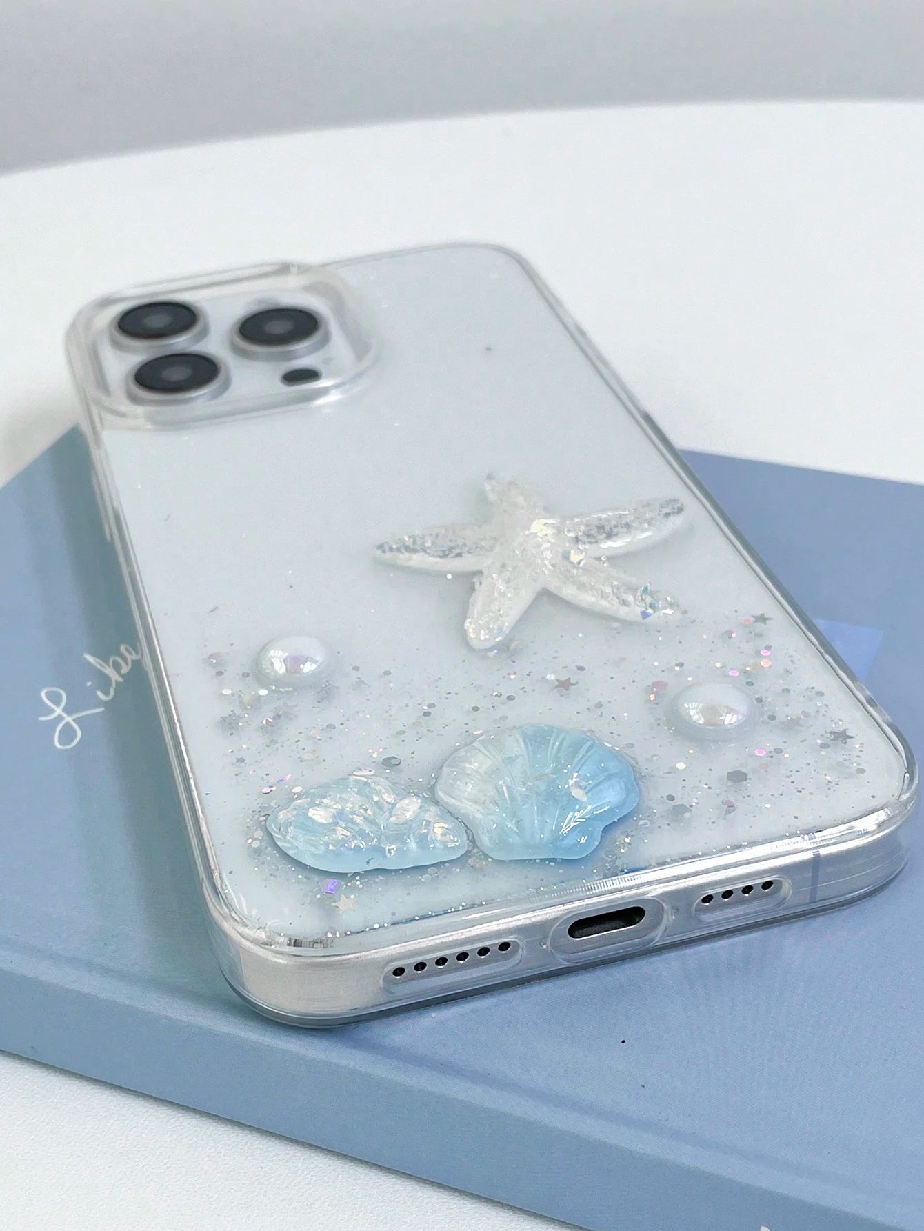 1pc Wavy Border Letter P Soft Life Smartphone Case Compatible With Apple 11 12 13 14 15 16 17 Pro Matte Anti-Fingerprint Shockproof Protective Phone Cover