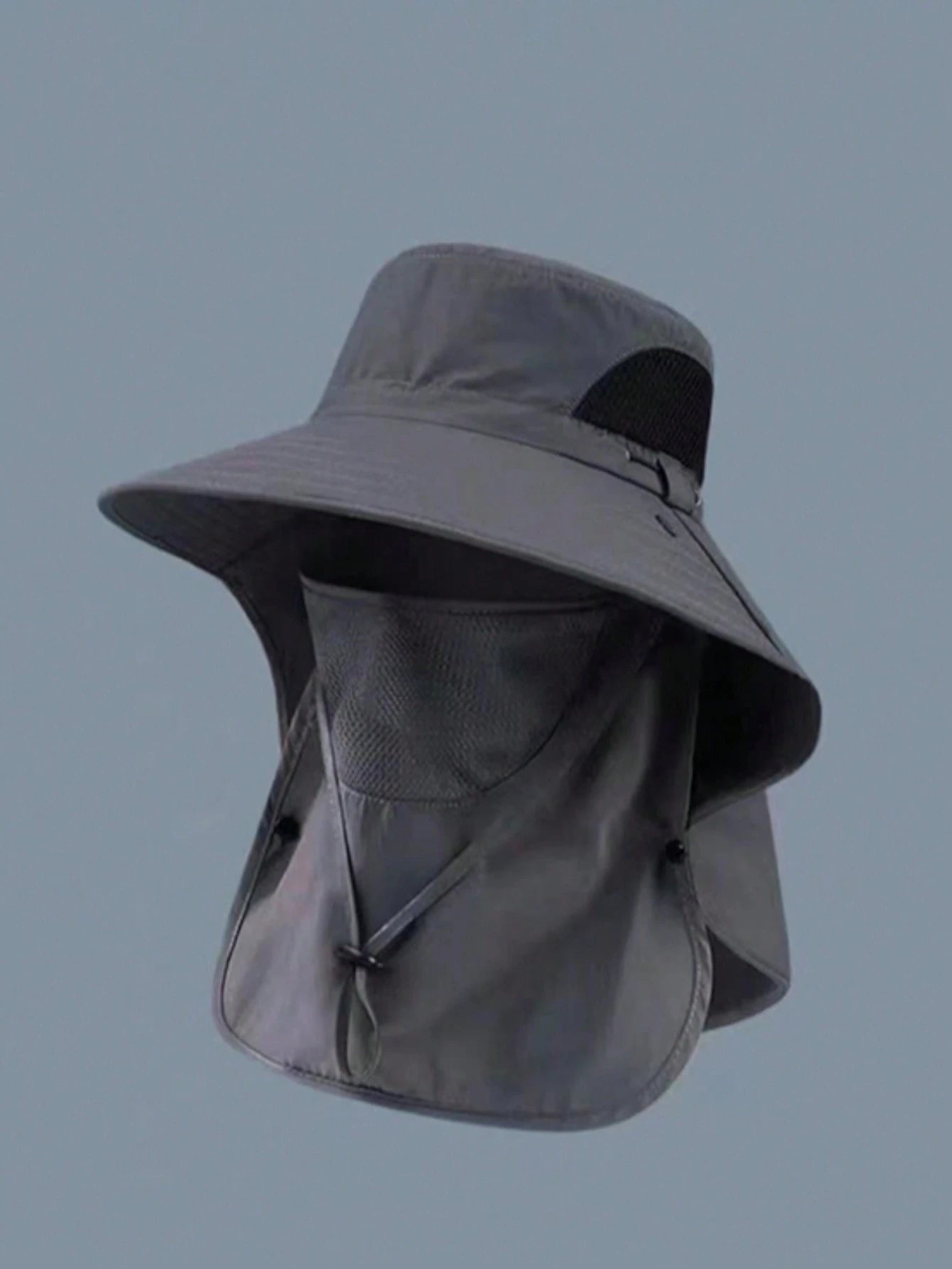 1pce Sunshade Hat, Men's Neck Protection Integrated Fishing And Hiking Hat, Outdoor Breathable Fishing Hat For Spring And Summer