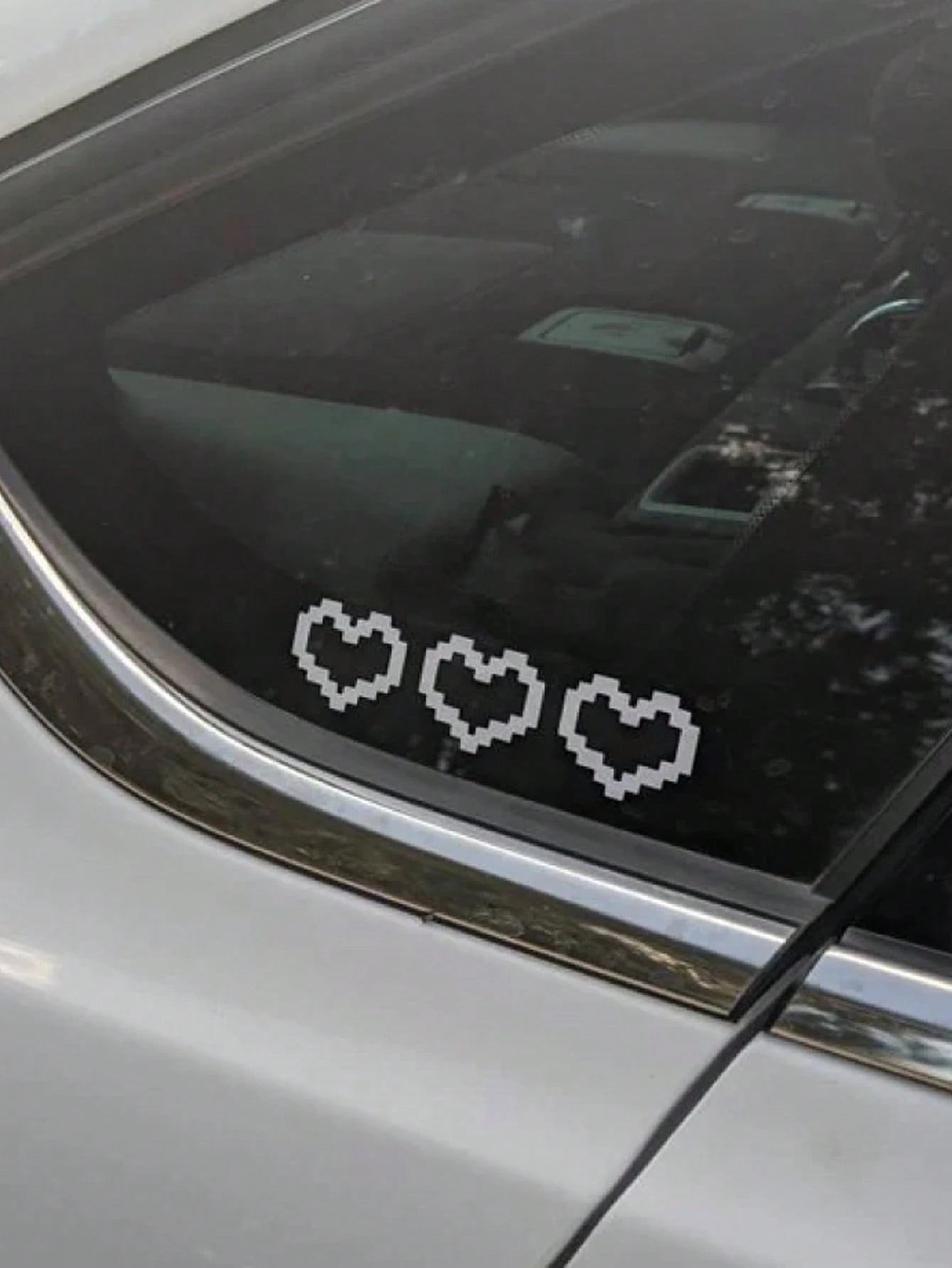 1sheet Heart Pattern Car Sticker