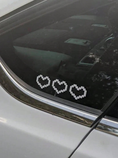 1sheet Heart Pattern Car Sticker