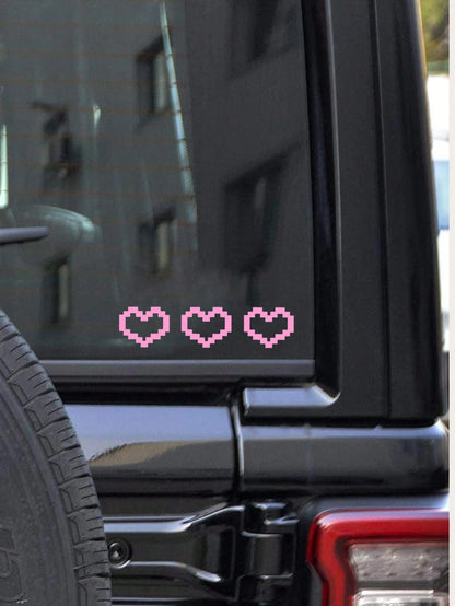 1sheet Heart Pattern Car Sticker