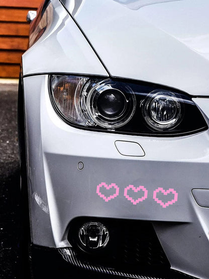 1sheet Heart Pattern Car Sticker