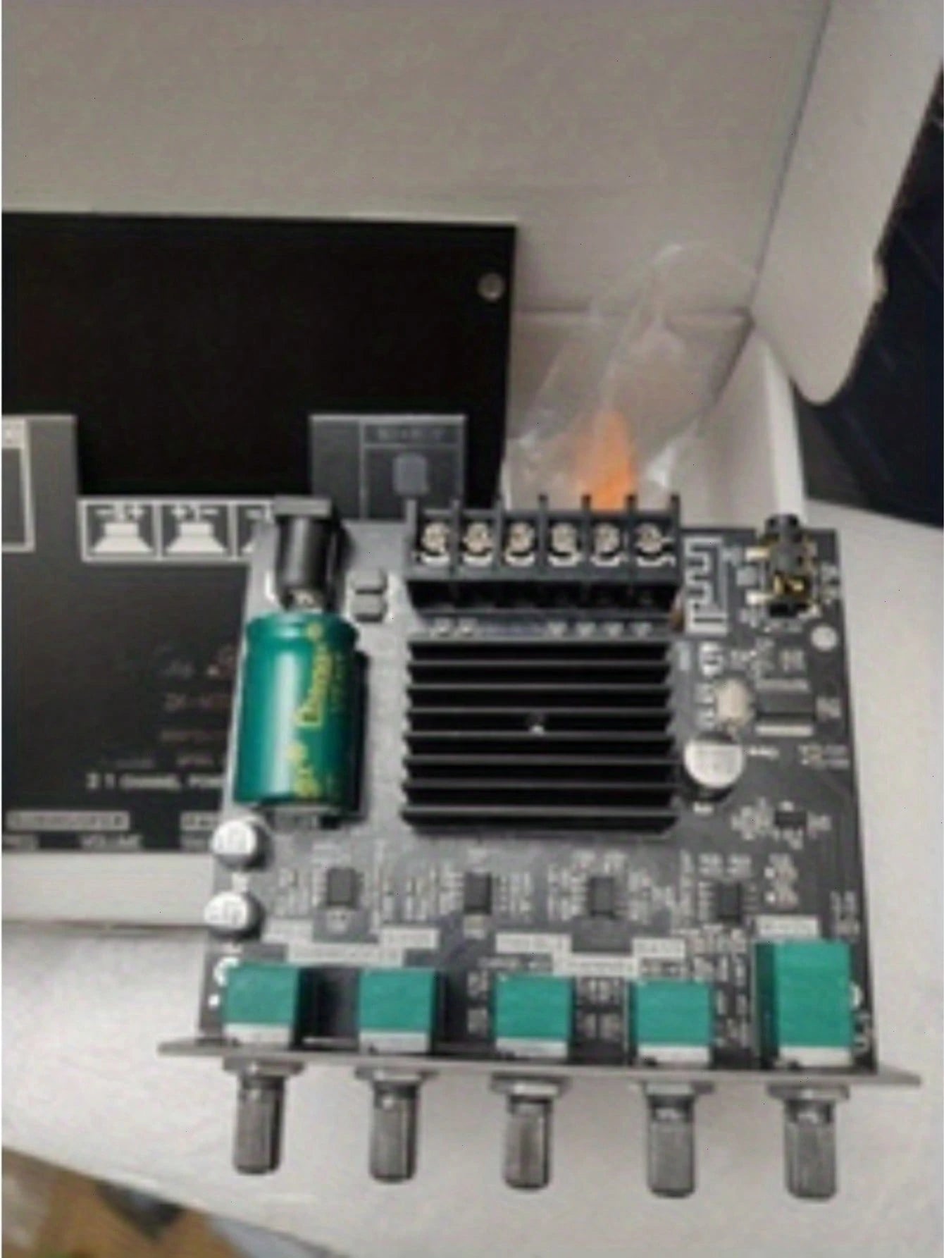 2.1 Channel Audio Power Amplifier Board, 50W*2+100W, With Treble And Bass Control, Suitable For DIY Speakers And Home Theater Systems
