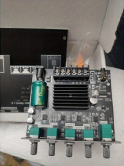 2.1 Channel Audio Power Amplifier Board, 50W*2+100W, With Treble And Bass Control, Suitable For DIY Speakers And Home Theater Systems