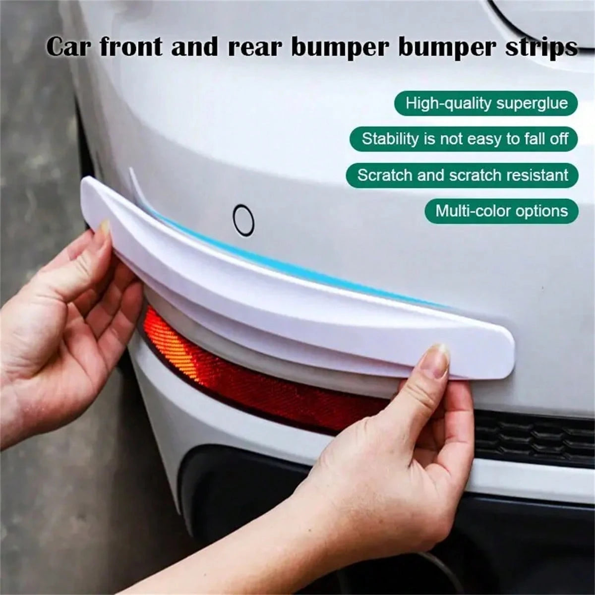 2/4pcs Car Bumper Corner Protector, Anti-Scratch, Anti-Collision Strips, Auto Accessories