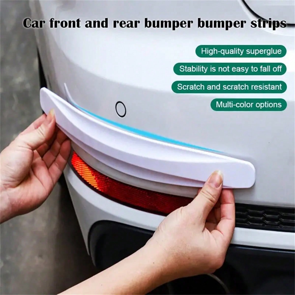 2/4pcs Car Bumper Corner Protector, Anti-Scratch, Anti-Collision Strips, Auto Accessories