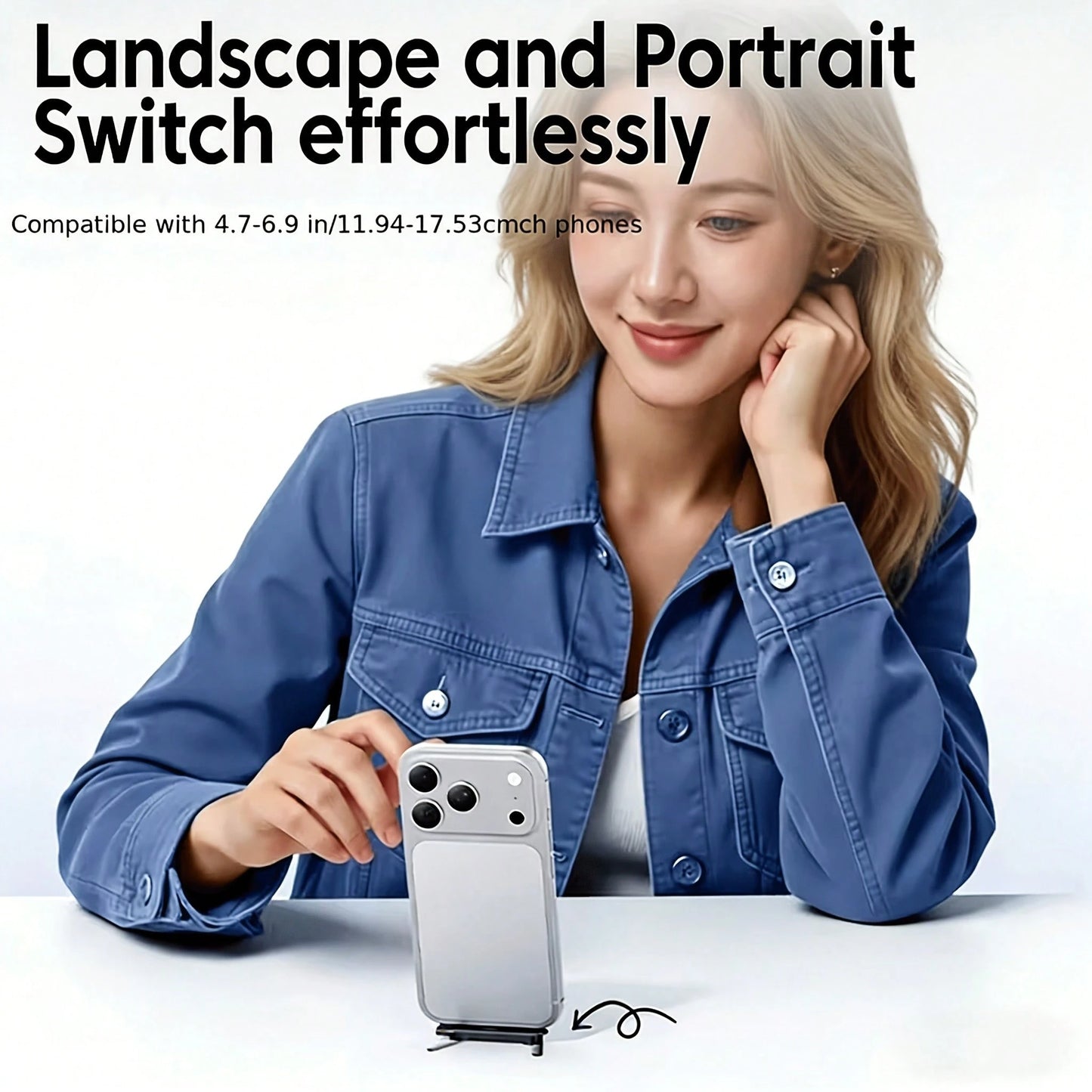 2-In-1 Foldable USB-C Charging Adapter With Built-In Stand, 240W Fast Charging Connector Compatible With All Type-C Devices, Suitable For IPhone 17/16/15 & Galaxy S26/S25/S24/S23/S22/S21/S20