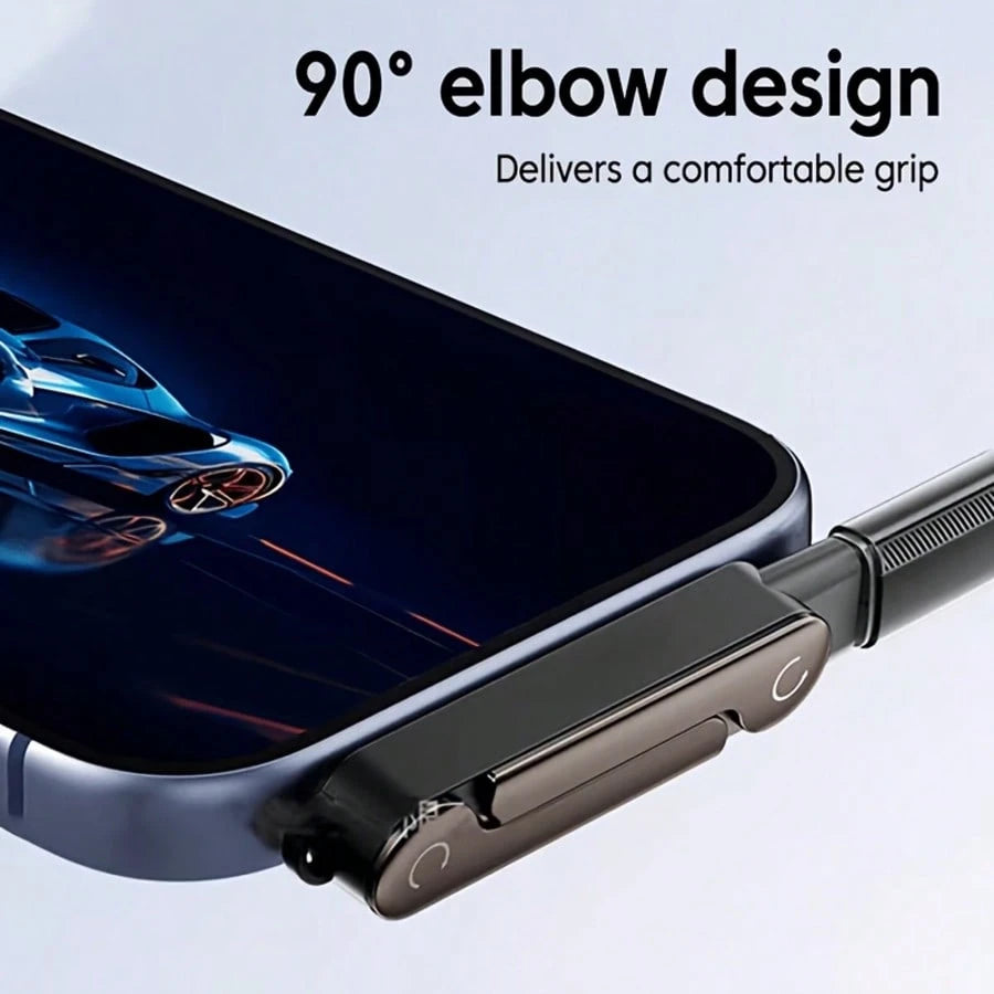 2-In-1 Foldable USB-C Charging Adapter With Built-In Stand, 240W Fast Charging Connector Compatible With All Type-C Devices, Suitable For IPhone 17/16/15 & Galaxy S26/S25/S24/S23/S22/S21/S20