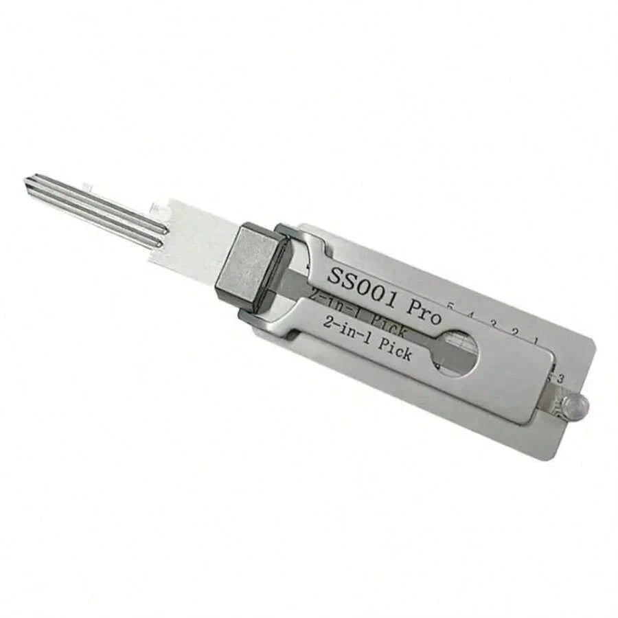 2-In-1 Stainless Steel Key Decoder- Precision Hook Pick Kit| Portable O-Ring & Lock Repair Tool
