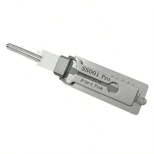 2-In-1 Stainless Steel Key Decoder- Precision Hook Pick Kit| Portable O-Ring & Lock Repair Tool