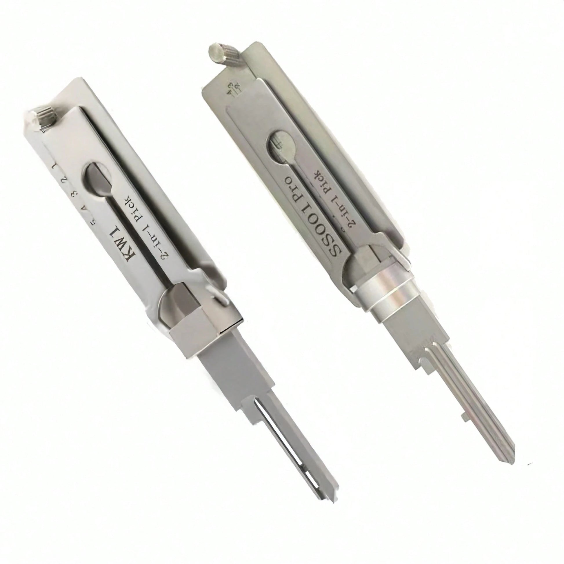 2-In-1 Stainless Steel Key Decoder- Precision Hook Pick Kit| Portable O-Ring & Lock Repair Tool
