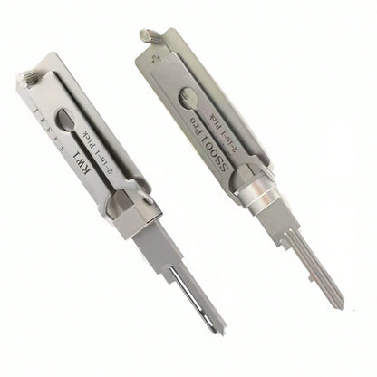 2-In-1 Stainless Steel Key Decoder- Precision Hook Pick Kit| Portable O-Ring & Lock Repair Tool