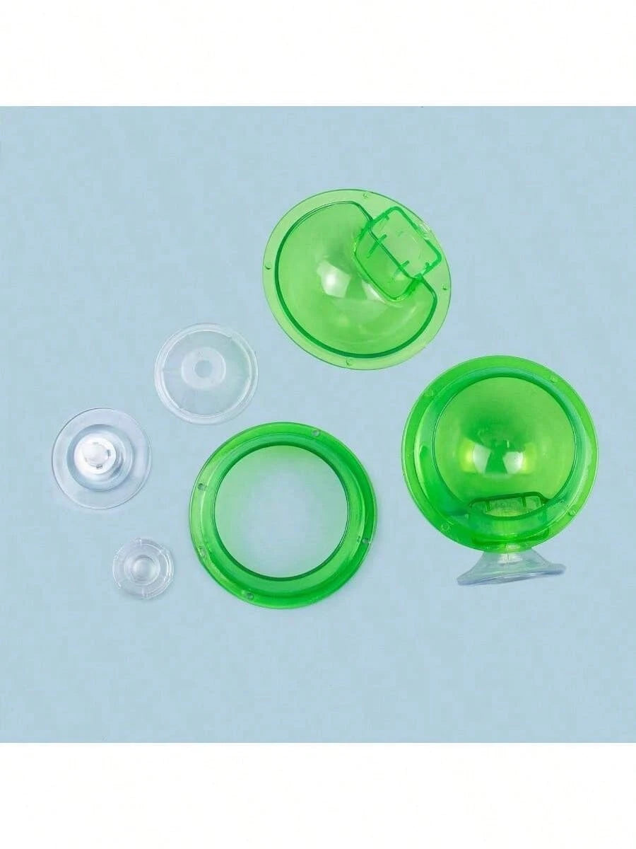 2 Pack Suction Cup Reptile Feeder – Cricket & Water Dish For Chameleons, Geckos, Bearded Dragons – No-Spill Ledge Bowl For Lizards & Amphibians