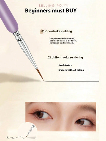 2 Pieces, Women's Boutique Eyeliner Brush And Eyebrow Brush, Makeup Tools, Tear Brush, Simple And Suitable For Beginners, Can Shade Eye Shadow, Create Natural Eyeliner Contour, Travel, Eye Shadow Brus