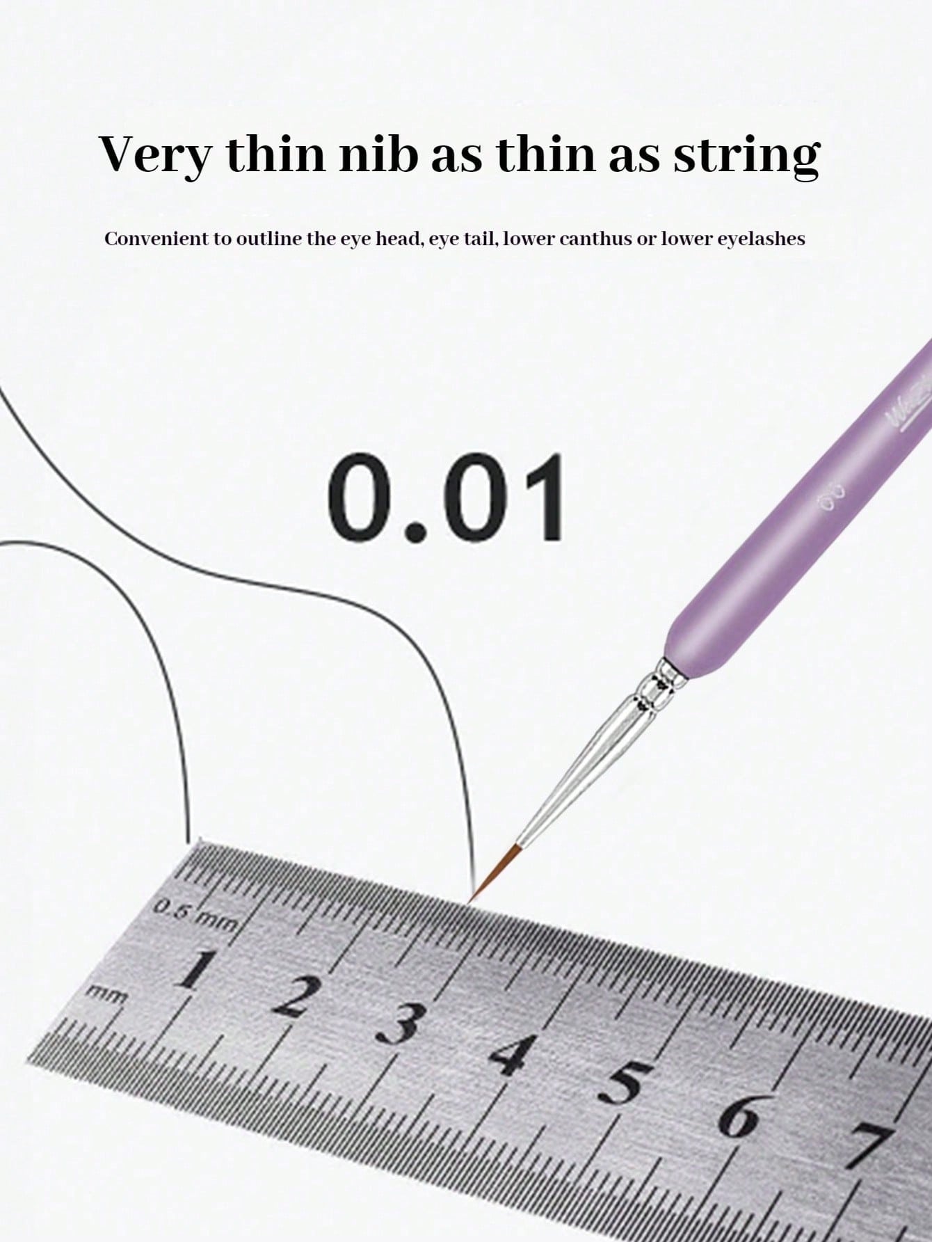 2 Pieces, Women's Boutique Eyeliner Brush And Eyebrow Brush, Makeup Tools, Tear Brush, Simple And Suitable For Beginners, Can Shade Eye Shadow, Create Natural Eyeliner Contour, Travel, Eye Shadow Brus
