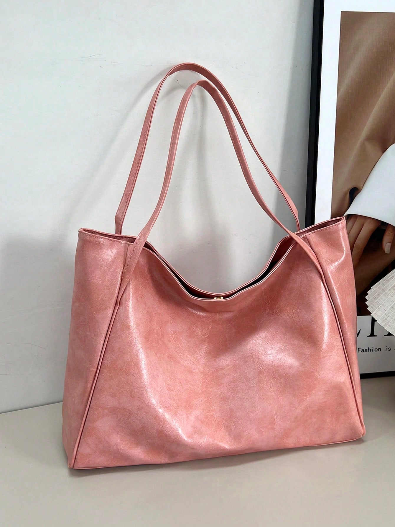 2026 New Korean Bag Women New Hand-Held Large Bag Retro Design Versatile Shoulder Casual Tote Bag
