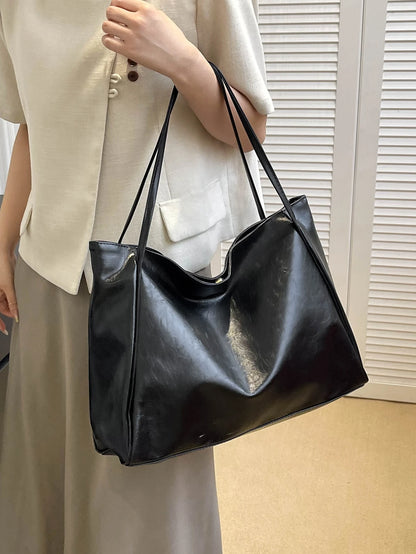 2026 New Korean Bag Women New Hand-Held Large Bag Retro Design Versatile Shoulder Casual Tote Bag