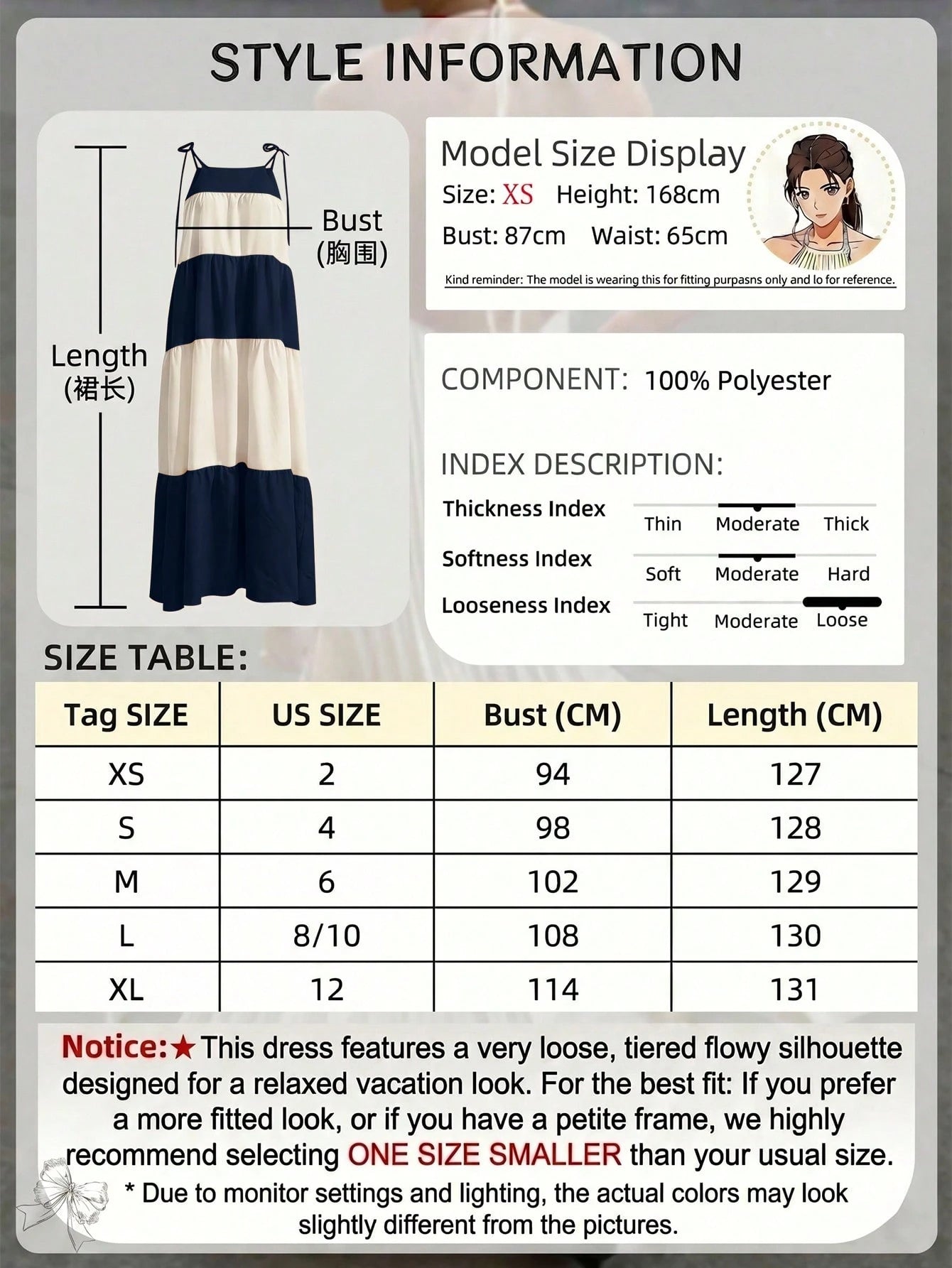 2026 Spring/Summer New Fashion Elegant Casual Commute Daily Date Holiday Travel Tea Party Beach Color Block Patchwork Dress