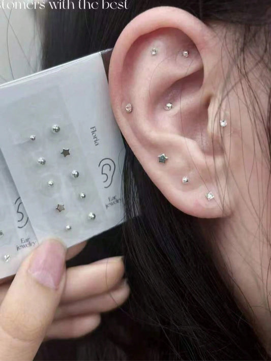 20pcs Disposable Ear Acupressure Patches, Ear Acupuncture Therapy Massage Ear Point Stickers