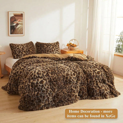 20x54 Fluffy Cheetah Print Body Pillow Cover, Leopard Print Plush Fuzzy Faux Fur Body Pillowcase With Zipper, Farmhouse Shaggy Furry Long Pillow Cover Side Sleepers, Pink