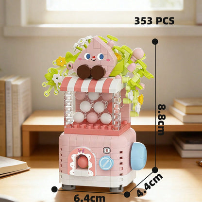 2112pcs Fruit Gashapon Building Blocks Set, Peach/Avocado/Orange/Blueberry/Grape/Banana Gashapon Building Blocks, Micro Particle Building Blocks Set, Adult Building Blocks Set, Desktop Decor Gift, Cut