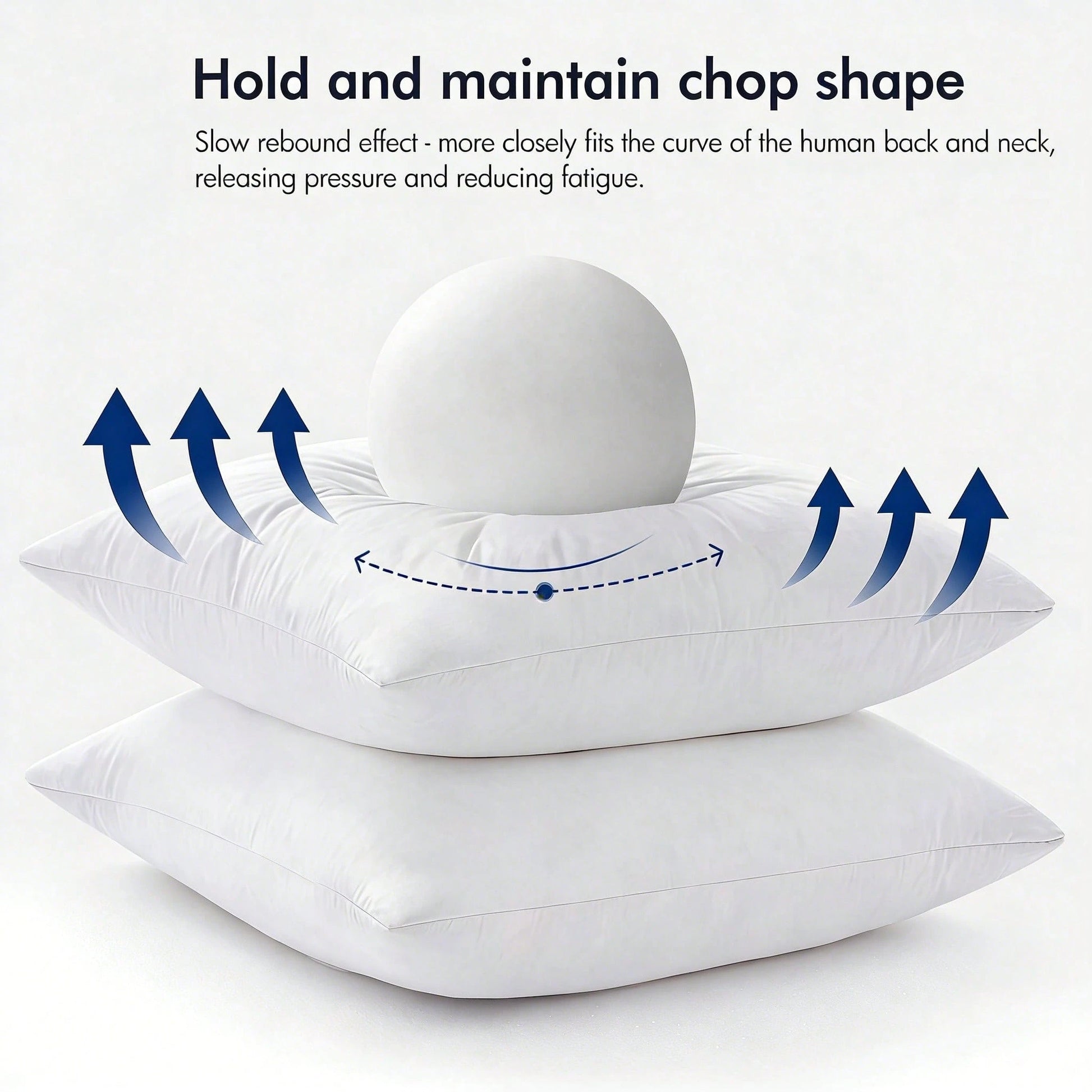 22-Inch White Pillow Insert Multi-Piece Set, 100% Microfiber Filled, Designed Specifically For Beds And Sofas To Enhance Comfort, Machine Washable And Hypoallergenic, Bohemian Style. Suitable For Livi